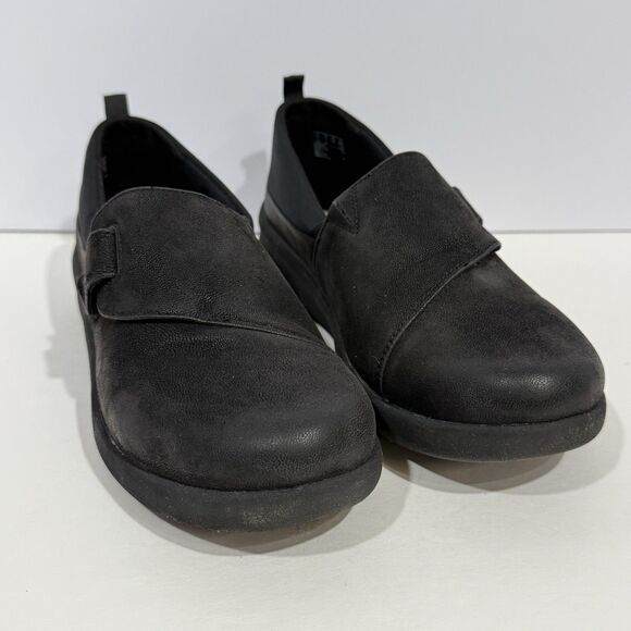 Cloudsteppers Clarks Shoes Womens 9 M Sillian 2.0 Ease Loafers Black 26146969 - Picture 10 of 16